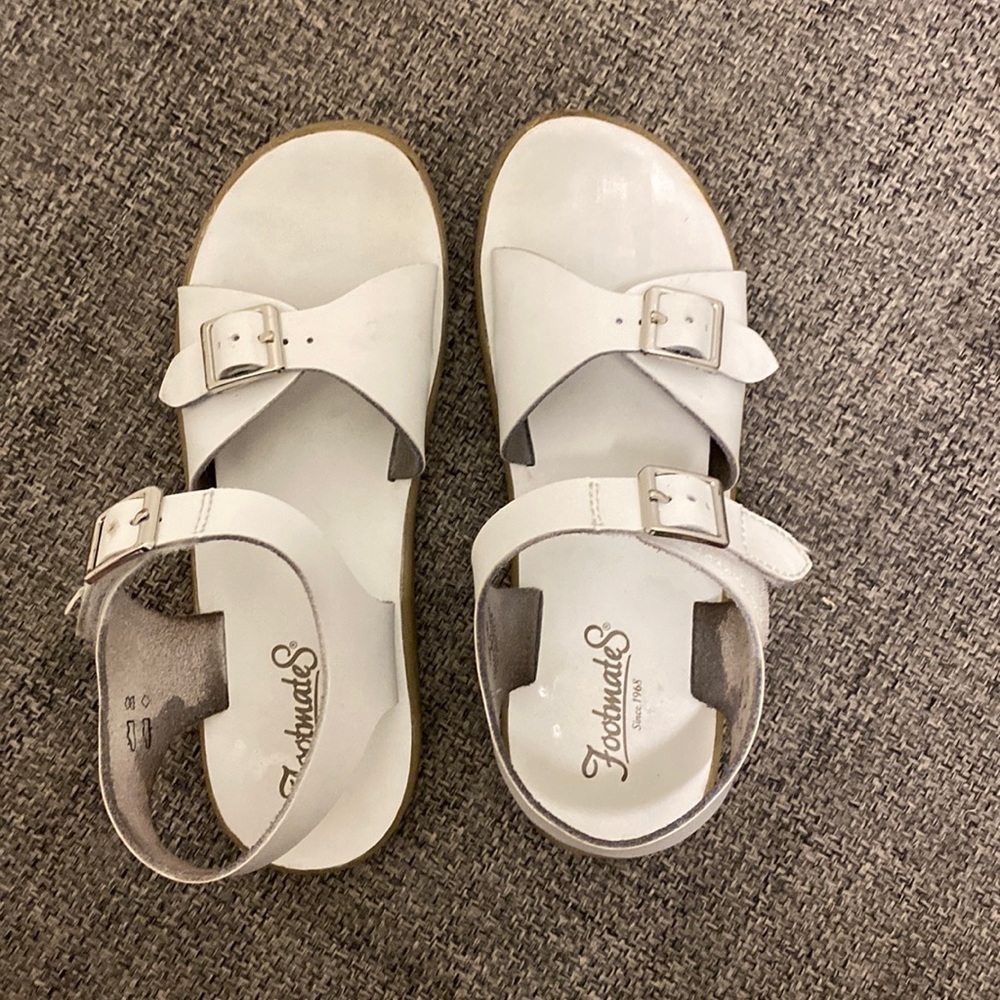 Footmates girl white sandals